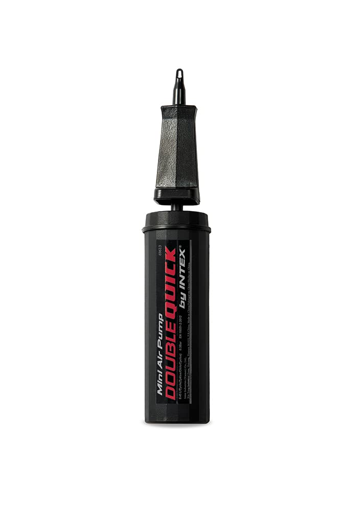 Intex Hand Inflator Pump - Manual Operation | 5 Bar Max Pressure | Black