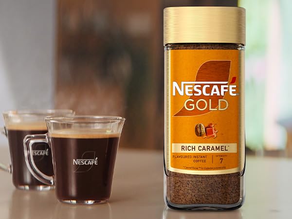 NESCAFÉ Gold Caramel Flavoured Instant Coffee | 95g Jar