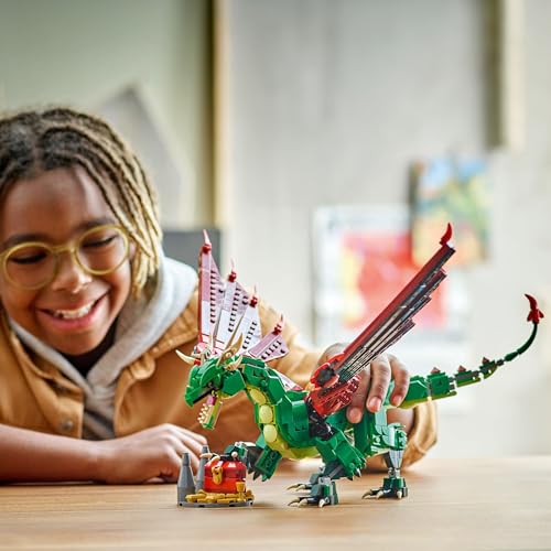 LEGO Creator 3in1 Medieval Dragon Toy - Build a Dragon, Sea Serpent or Phoenix | 715 Pieces 8