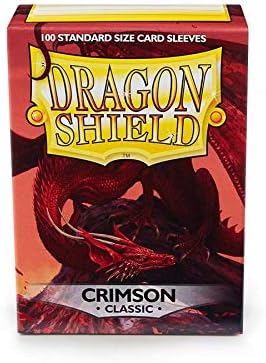 Dragon Shield Classic Standard Size Sleeves 100Pk - Crimson 4