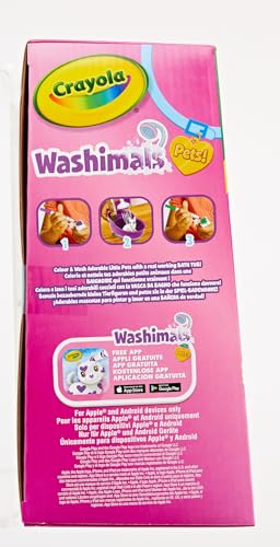 Crayola Washimals Pets Playset - Color, Wash & Reuse Creative Craft Kit for Kids 9