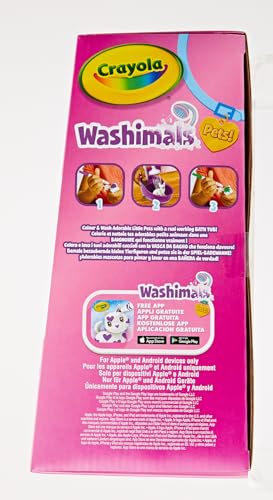 Crayola Washimals Pets Playset - Color, Wash & Reuse Creative Craft Kit for Kids 10