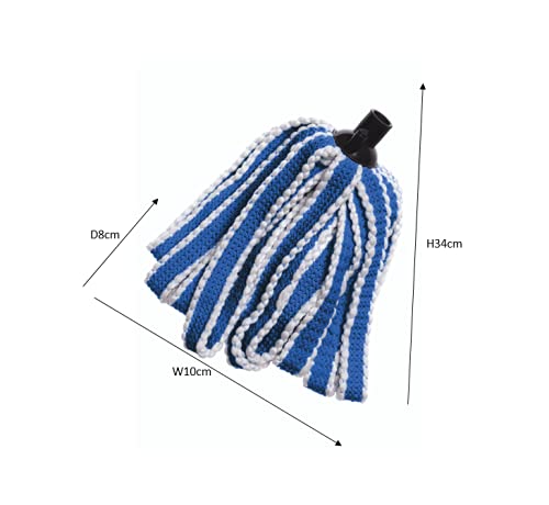 Addis Microfibre Flat Mop Refill - Blue and White
