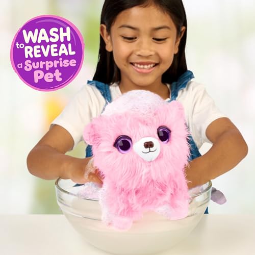 Scruff-a-Luvs Pet Scruffs Pink - Wash & Reveal Mystery Plush Toy, 7.5" Tall 10