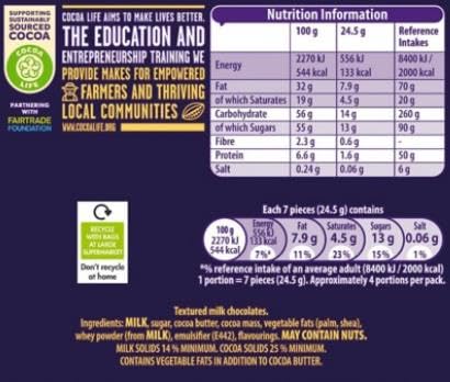 Cadbury - Wispa Bitsa mundgerechte Schokoladenleckereien (100 g) 6