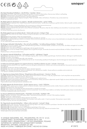 Unique Hot Pink Standing Number 2 Foil Balloon 30" - Party Decoration for 2nd Birthday 3