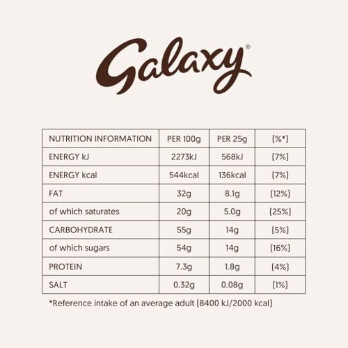 Galaxy Smooth Milk Chocolate Bar - 360g for Movie Night Indulgence [Chocolate Snack] 5