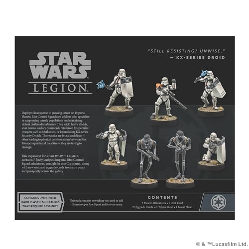 Atomic Mass Games Star Wars: Legion Imperial Riot Control Squad Unit Expansion (AMGSWL134) 2