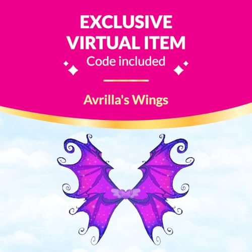 Royale High Avrilla the Dark Fairy 9-Inch Fashion Doll with Virtual Item Code - Ages 5+ 8
