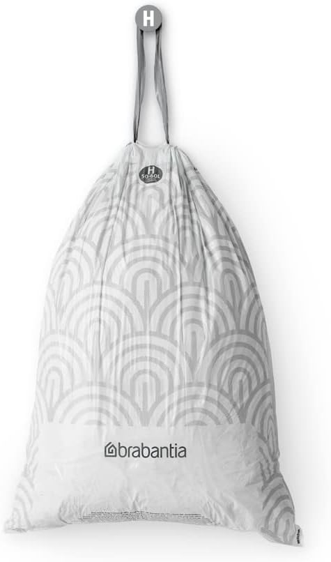 Brabantia - PerfectFit Bin Liners (Size H/50-60 Litre) Thick Plastic Trash Bags 3