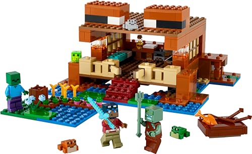 LEGO Minecraft The Frog House Building Set - 400-Piece Playset for Kids 8+ 10