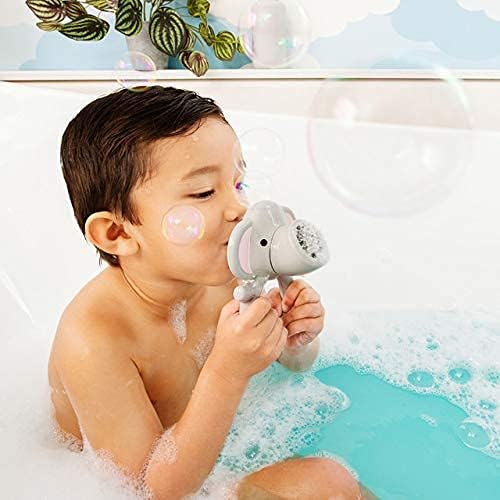 Munchkin Bubble Bestie Elephant Bubbler Bath Toy - Toddler-Operated Bubble Blower for Bathtime Fun