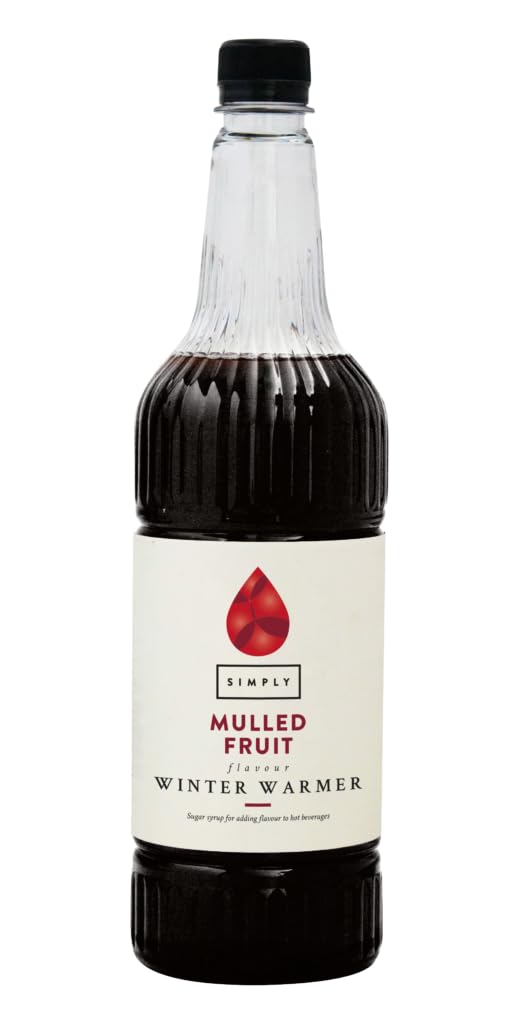 Simply - Mulled Fruit Winter Warmer Syrup, Vegan Flavoured Syrup for Hot Drinks
