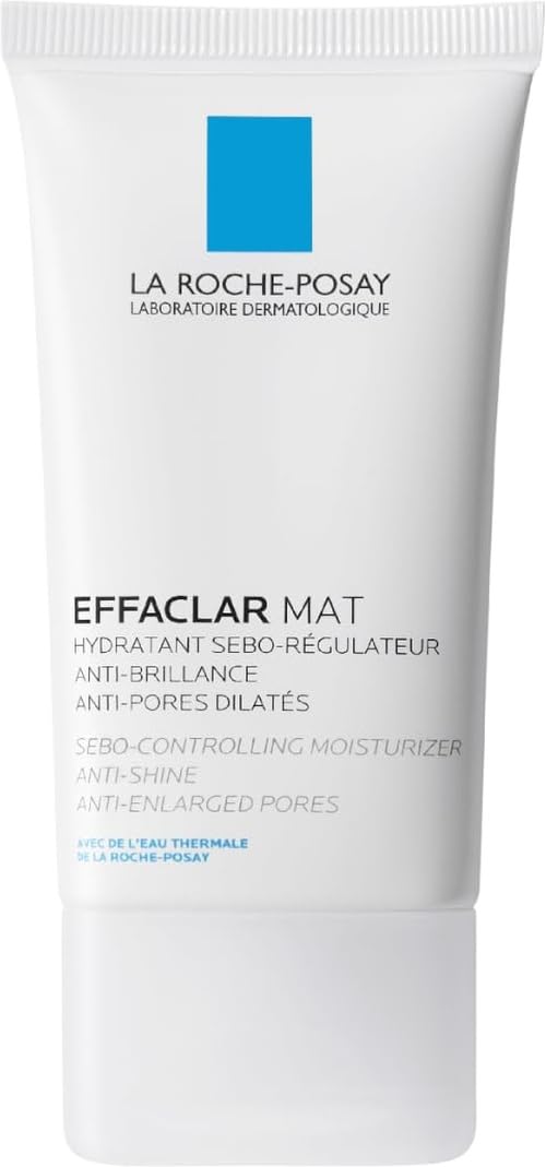 La Roche-Posay Effaclar MAT+ Mattifying Face Moisturiser - 8-Hour Oil Control, 24-Hour Hydration, 40ml