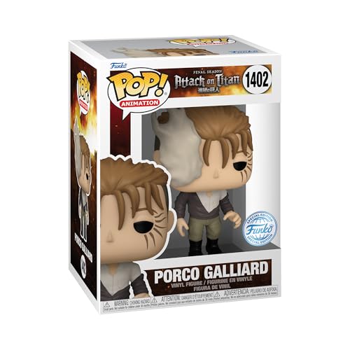 Funko Pop! Animation Attack on Titan - Porco Galliard Vinyl Figure (71251)