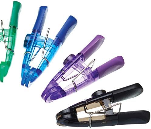 KitchenCraft KCCLIPPK7 Magnetic Clips for Food Bags and Memos, Plastic, Assorted Colours, Set of 7 2
