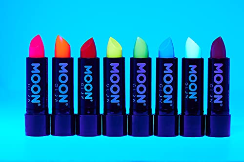 Moon Glow - Neon UV Lipstick Intense Purple Lipstick (‎M8077)