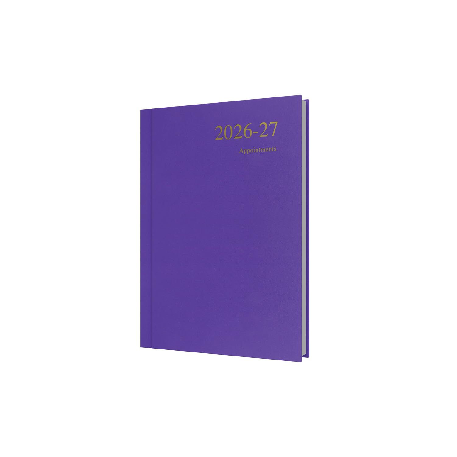 Collins 2026-2027 Essential A5 Day-to-Page Appointment Book | 13 Month Academic Planner | Purple Hardcover