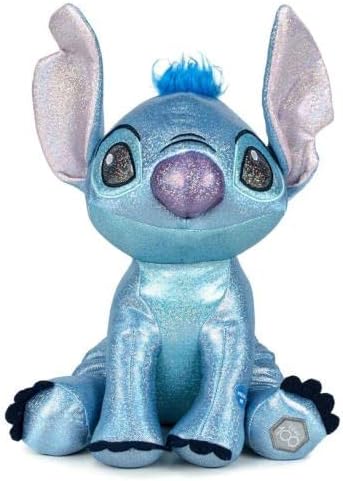 Disney STITCH Glitzerball-Plüschtier mit Geräuschen – Lilo und Stitch Plüsch – 28 cm
