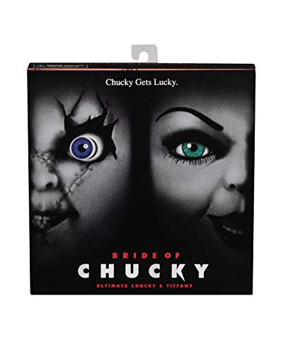 Chucky 42114 Chuck & Friends Ultimate Chucky & Tiffany 2 Pack (1998) - Collectible Action Figures - Multi-Colored