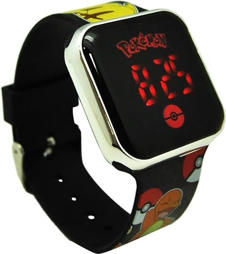 Kids Euroswan - Pokemon LED Watch with Calendar Digital Watch for Kids