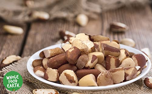 Wholefood Earth Broken Brazil Nuts 1 kg | GMO Free | Natural | Vegan | High in Fibre & Protein