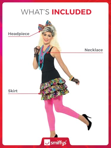 Smiffys 80s Party Girl Costume - Adult (41567SM)