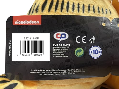 CYP BRAND Garfield Plush Face Design Kids Backpack 15