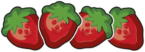 HARIBO Giant Strawbs Gone Mini Fruit Sweets - 100 Mini Bags