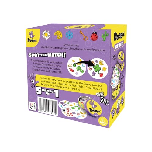 Asmodee Dobble-Kartenspiel für 2–8 Spieler, ab 6 Jahren, 15 Minuten Spielzeit (2er-Pack) 8