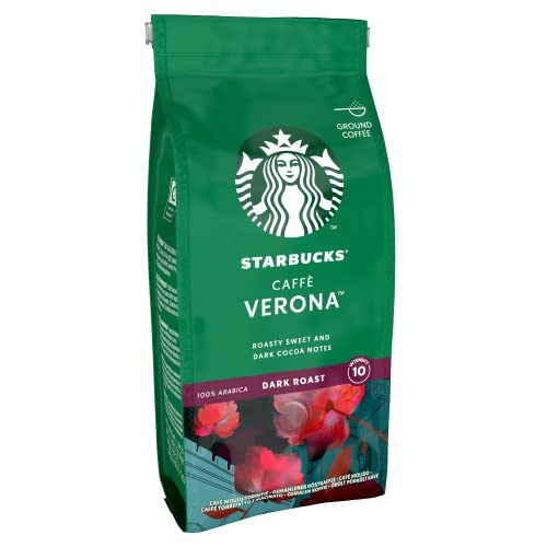 STARBUCKS - Caffè Verona Dark Roast Ground Coffee 200g (Pack of 6) 6
