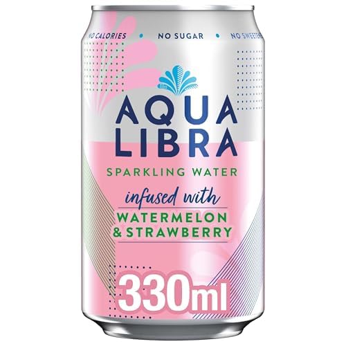 AQUA Libra - Strawberry & Watermelon Sparkling Water (330ml) 3