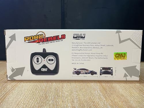 Road Rebel Blue Bolt RC Car - 1:24 Scale 2.4GHz High-Speed Remote Control Vehicle for Kids 3+ 13