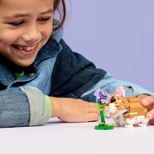 LEGO Creator 3in1 Cute Hamster with a Flower Building Set | 166 Pieces | Ages 7+ 8
