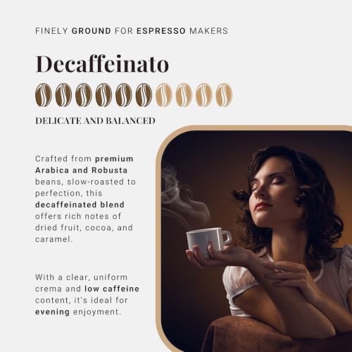 Caffè Vergnano 1882 - Decaffeinato Ground Coffee Tin 250g