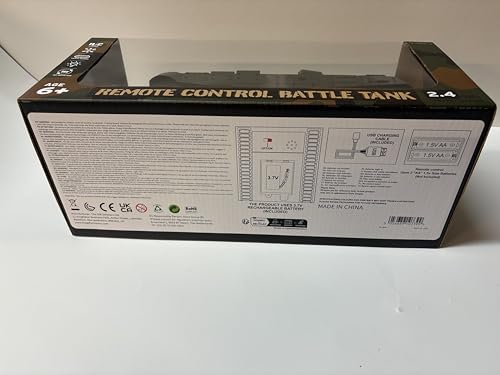 CMJ RC Cars 1:20 Scale RC Army Military Tank - 2.4GHz Remote Control with Sound & Light Effects 12