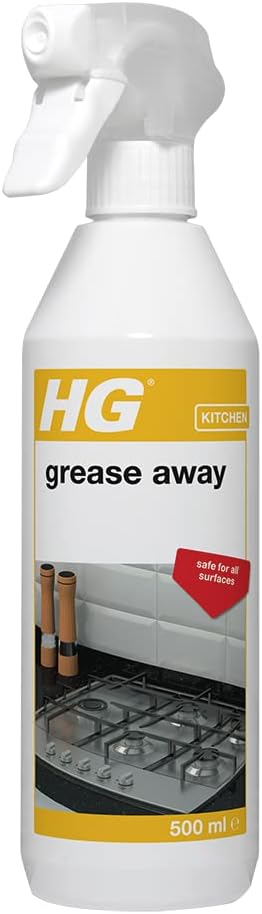 HG Grease Away - Kitchen Degreaser Spray for Fats & Oils, 500ml