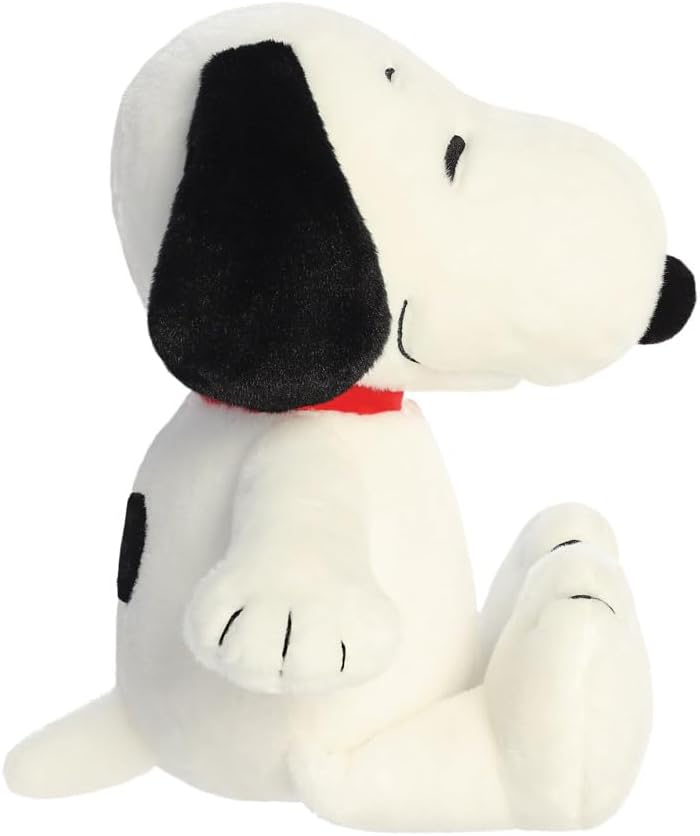 Aurora Peanuts - Snoopy 12" Soft Toy, White & Black