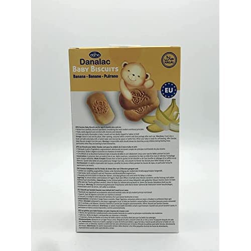 Danalac Banana Baby Biscuits 120g - Finger Food Snack for Toddlers 6+ Months 4