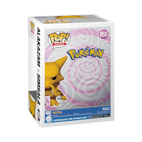 Funko Pop! Spiele Pokémon – Abra &amp; Alakazam Vinylfigur (74216) 3