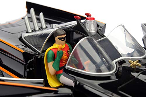 1966 Batman Classic Batmobile 1:24 Scale Die-Cast Replica with Adam West Figure 10