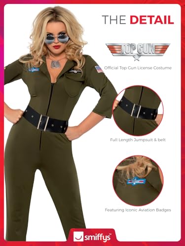 Smiffys Top Gun Kelly McGillis Costume - Size 12-14 (32811S)