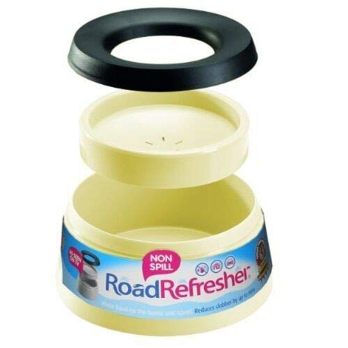 Road Refresher Non Spill Pet Water Bowl - Eliminates Spills & Slobber | Size S | Blue 5