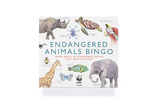 Endangered Animals Bingo: Learn About 64 Threatened Species with Illustrated Cards 8