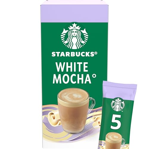 STARBUCKS White Chocolate Mocha Premium Mix Instant Coffee (12 x 5 Sachets) 5