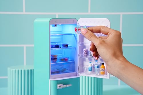 Mini Brands Fill The Fridge Playset with UV Light by ZURU | Includes 2 Exclusive Minis | Ages 8+ 10