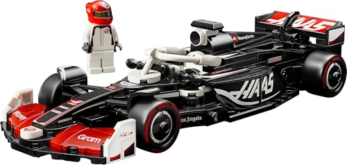 LEGO Speed Champions MoneyGram Haas F1 Team VF-24 Race Car Toy with Driver Minifigure - Building Set for 10+ 17