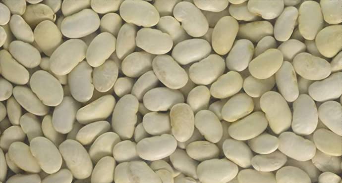 Organic Butter Beans 1kg - GMO Free, High Fibre, Vegan | Wholefood Earth