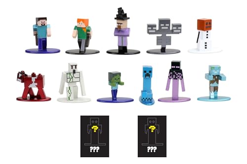 Minecraft NanoFigs Blind Bag - 1.65 Inch Die Cast Action Figure (Assorted Characters) - Jada 4