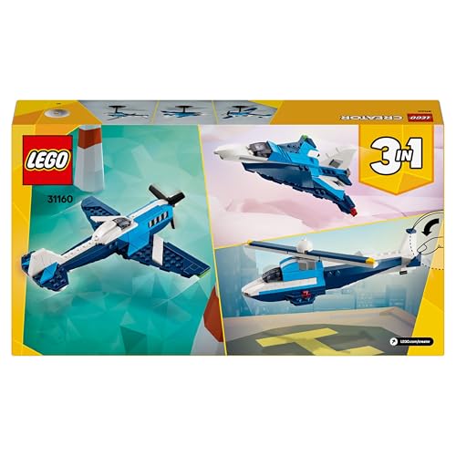 LEGO Creator 3in1 Aircraft: Race Plane Toy - Builds into Jet or Helicopter 10
